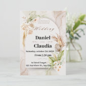 Einladung Hochzeit (Stehend Vorderseite)