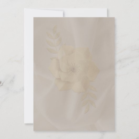 Einladung Hochzeit (Rückseite)