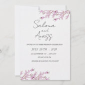 Einladung Hochzeit (Vorderseite)