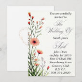 Einladung Hochzeit (Vorne/Hinten)