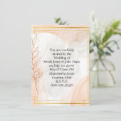 Einladung Hochzeit (Stehend Vorderseite)