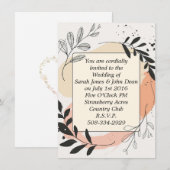 Einladung Hochzeit (Vorne/Hinten)