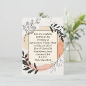 Einladung Hochzeit (Stehend Vorderseite)