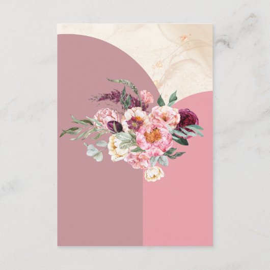 Einladung Hochzeit (Rückseite)