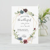 Einladung ( Hochzeit) (Stehend Vorderseite)