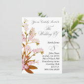 Einladung Hochzeit (Stehend Vorderseite)