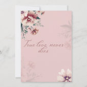 Einladung Hochzeit (Rückseite)