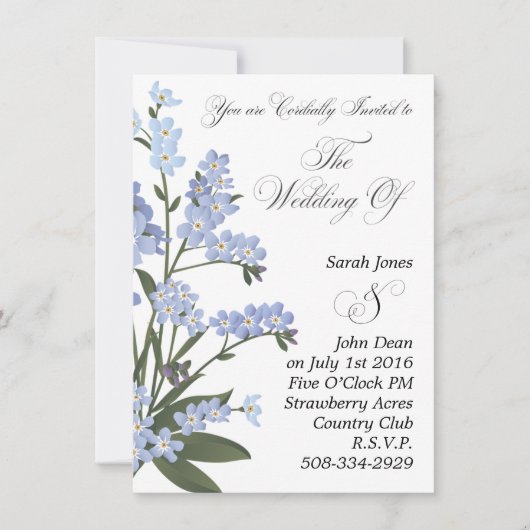 Einladung Hochzeit (Vorderseite)