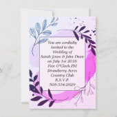 Einladung Hochzeit (Vorderseite)