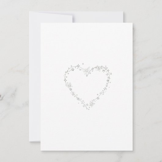 Einladung Hochzeit (Rückseite)