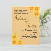 Einladung Hochzeit (Stehend Vorderseite)