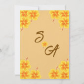 Einladung Hochzeit (Rückseite)