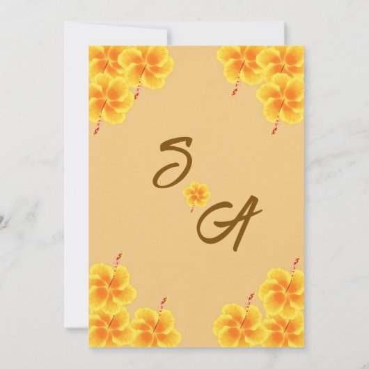 Einladung Hochzeit (Rückseite)