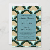 Einladung Hochzeit Art Deco (Vorderseite)