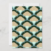 Einladung Hochzeit Art Deco (Rückseite)