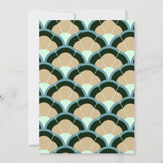 Einladung Hochzeit Art Deco (Rückseite)