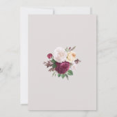 Einladung Hochzeit Elegant golden geometrisch (Rückseite)