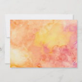 Einladung Hochzeit Frische Blume (Rückseite)