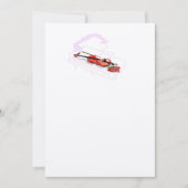 Einladung Hochzeit : KlavierVioline mit Rose (Vorderseite)