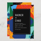 Einladung | Hochzeit | Nacht im Museum (Vorne/Hinten)