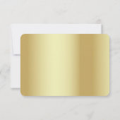 Einladung Hochzeit UAWG Luxus Lila und Gold (Rückseite)