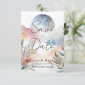 Einladung Hochzeitsaquarel (Stehend Vorderseite)