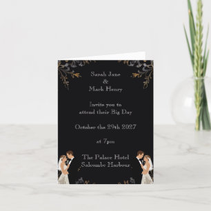 Einladung Hochzeitslayout, das Sie personalisieren