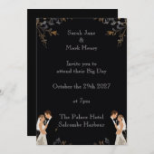 Einladung Hochzeitslayout kann personalisiert werd (Vorne/Hinten)