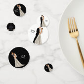 Einladung Hochzeitslayout kann personalisiert werd Konfetti (Gruppe)