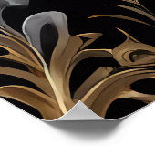 Einladung Hochzeitslayout kann personalisiert werd Poster (Ecke)