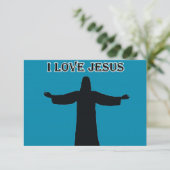 Einladung ich liebe Jesus (Stehend Vorderseite)
