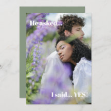 Einladung Ihrer Foto Sage Green Engagement Party