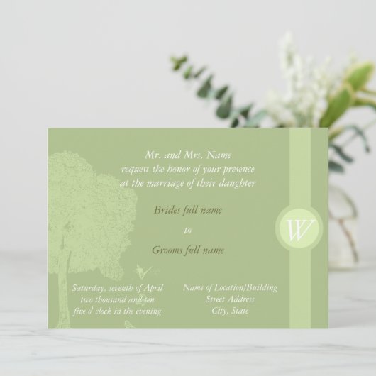 Einladung im Freien (Stehend Vorderseite)