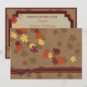 Einladung im Herbst (Vorne/Hinten)