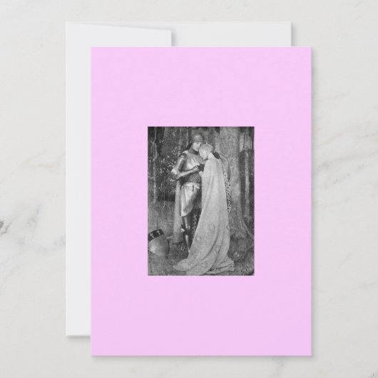 Einladung im Mittelalter (Vorderseite)