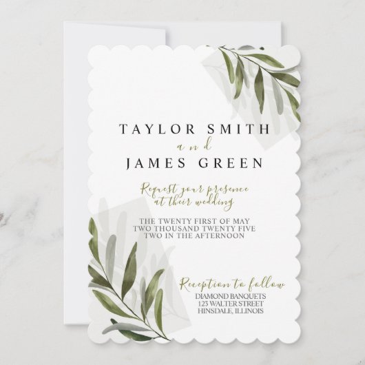 Einladung im Mittelmeerraum (Vorderseite)