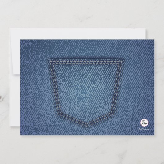 Einladung im Pocket Foto (Rückseite)