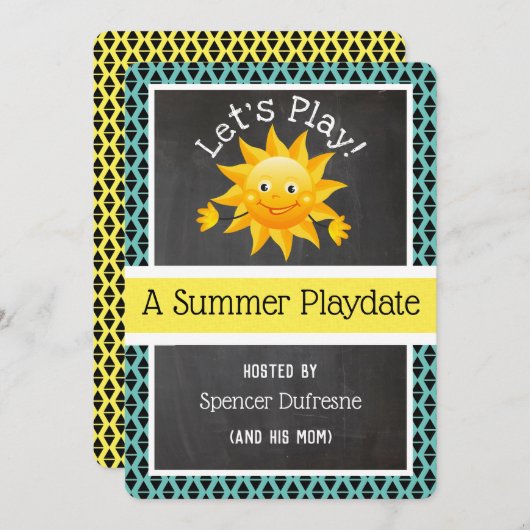 Einladung im Sommer (Vorne/Hinten)