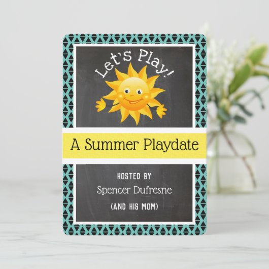 Einladung im Sommer (Stehend Vorderseite)