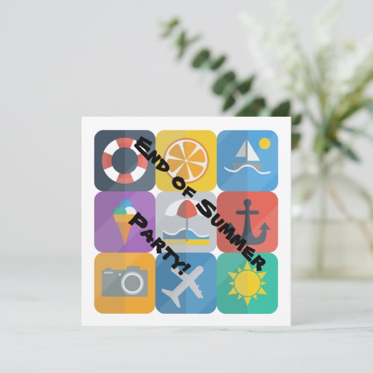 Einladung im Sommer (Stehend Vorderseite)