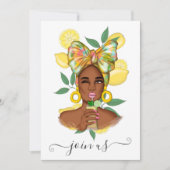 Einladung im Sommer Junggeselinnen-Abschied (Vorderseite)