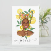 Einladung im Sommer Junggeselinnen-Abschied (Stehend Vorderseite)