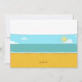 Einladung im Sommer Typ (Rückseite)