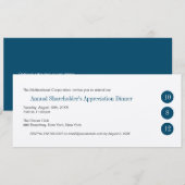 Einladung in drei Runden (Vorne/Hinten)