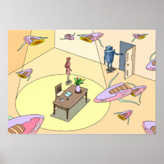 Einladung in eine andere Welt. Poster