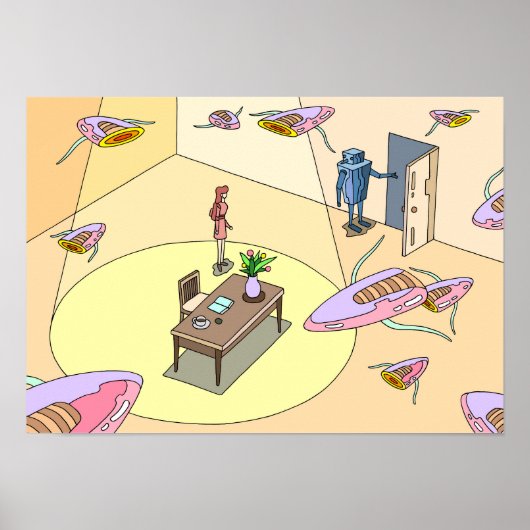 Einladung in eine andere Welt. Poster (Vorne)