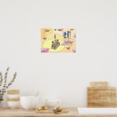 Einladung in eine andere Welt. Poster (Küche)