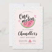 Einladung in einem Melon zum Geburtstag (Vorderseite)