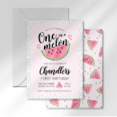 Einladung in einem Melon zum Geburtstag