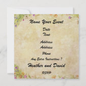 "Einladung in einer Flasche" - Einladung zum Stran (Rückseite)